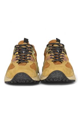 Sneaker uomo in camoscio multicolore. FLOWER MOUNTAIN | WAWEMAN-2E13